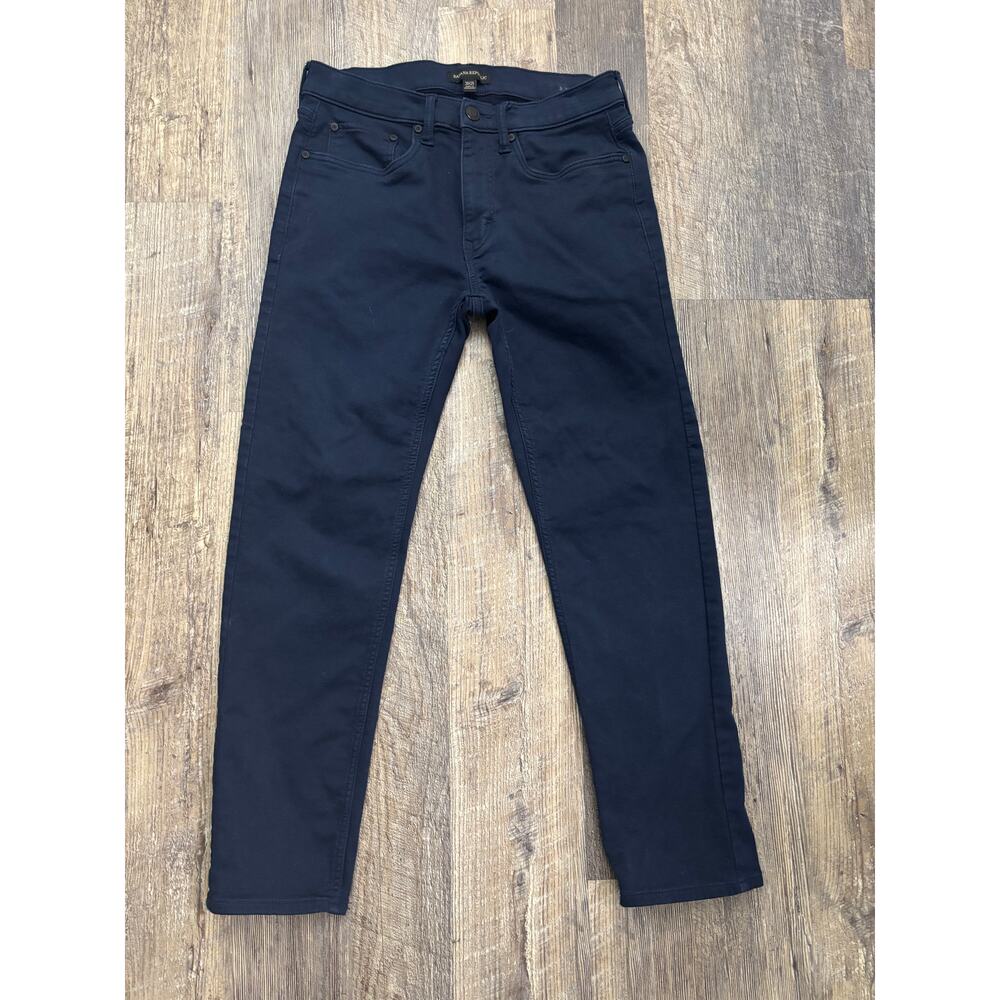 Banana Republic Navy‎ Blue Slim Fit 5-Pocket Pants 30x29 Mens Women Unisex